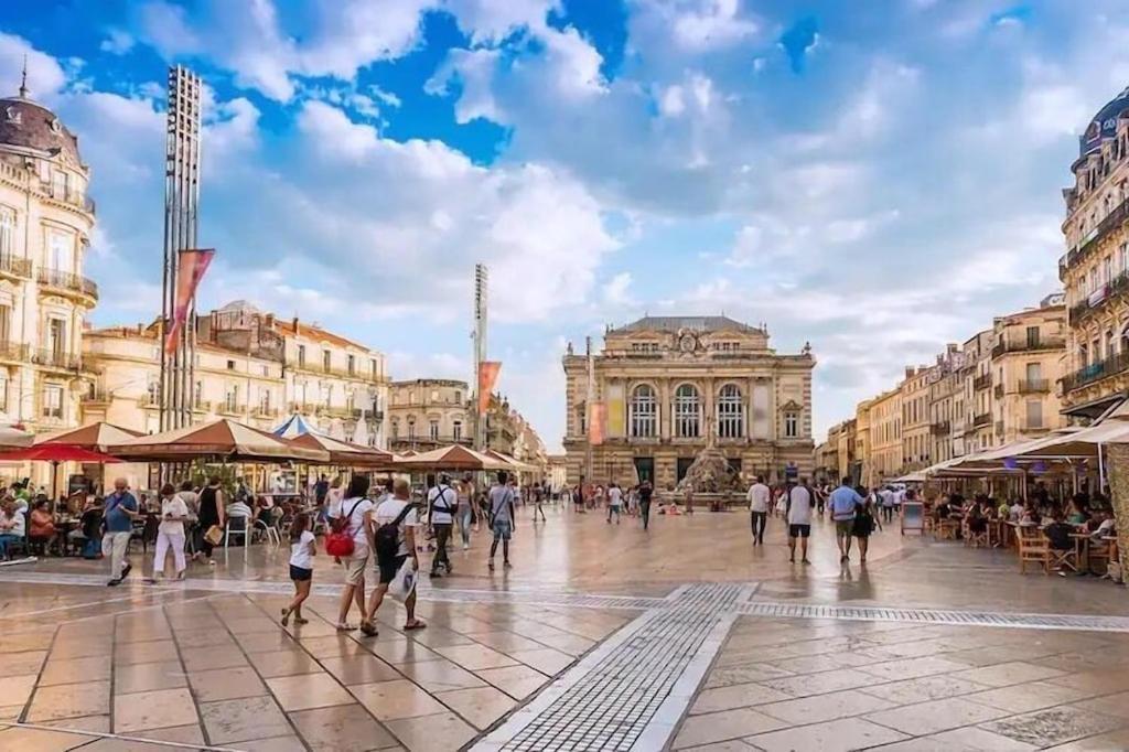 Appartement Climatise Avec Terrasse Et Parking Centre Ville مونبيلييه المظهر الخارجي الصورة